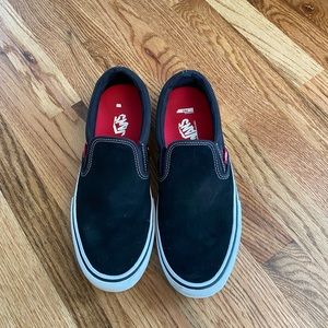 Vans Slip On Suede Black - Men’s 10.5